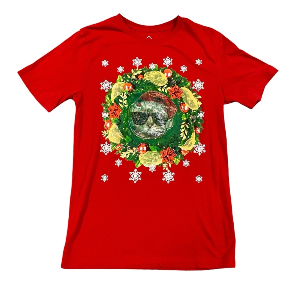 Adult S Christmas Hologram Tee